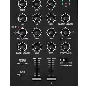 Gemini MXR-01 BT 2-Channel Professional DJ Mixer with Bluetooth Input  ***NEW***